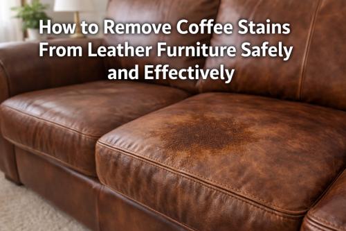 How to remove coffee stains from leather furniture